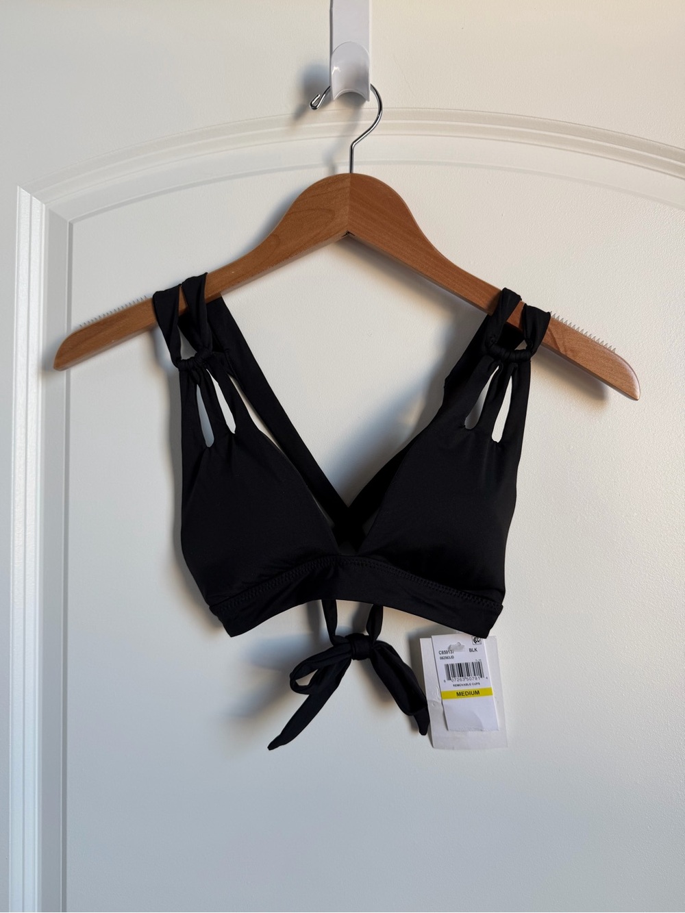 Becca Color Code Tear Drop Cutout Bikini Top